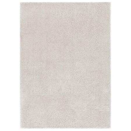 Safavieh 6 ft. -7 in. x 6 ft. -7 in. Decora Shaggy 100 Shag & Flokati Square Power Loomed Rug Grey DES101-0650-7SQ